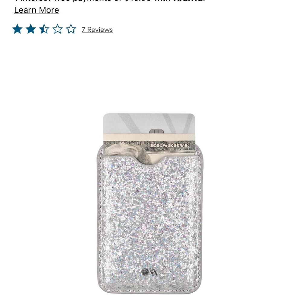 Case mate magnetic card holder fits any phone